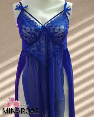 لباس خواب گیپوری هارنس دار زنانه