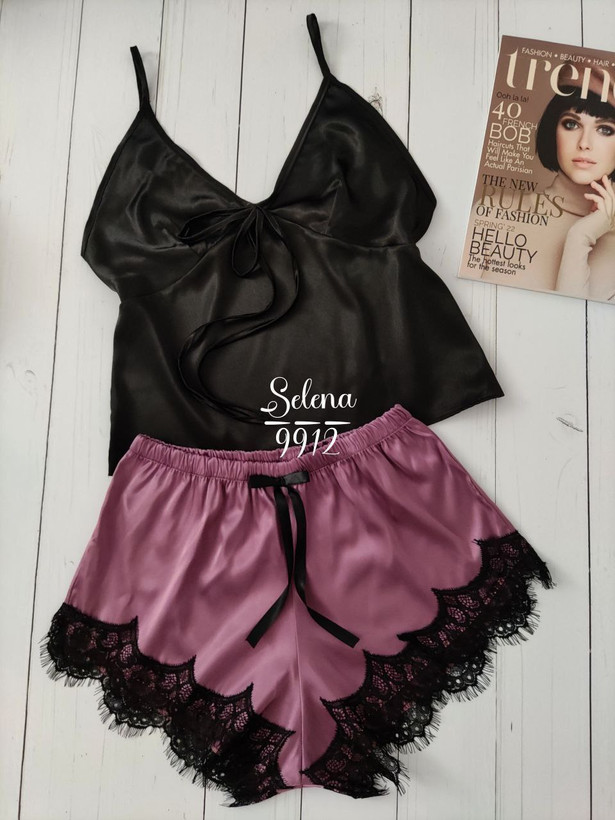 تاپ شورت زنانه ساتن