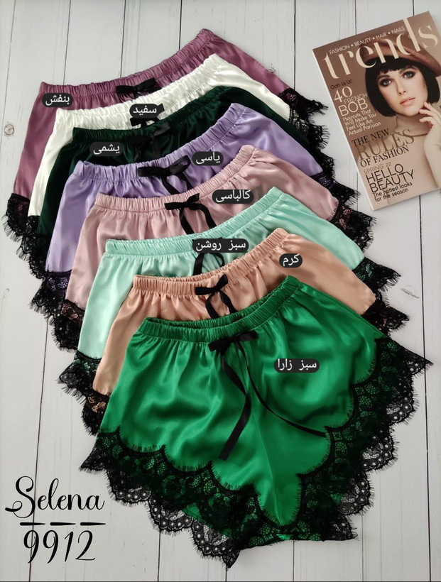 تاپ شورت زنانه ساتن