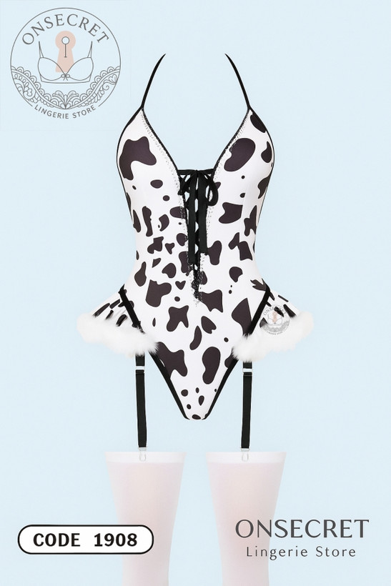 ست جوراب و بادی فانتزی زنانه