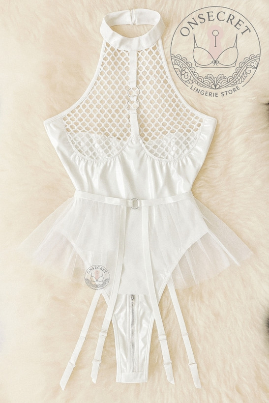 ست بادی و بند جوراب دامنی زنانه