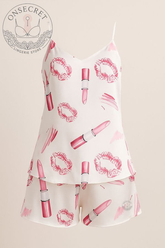 تاپ شورت ساتن زنانه