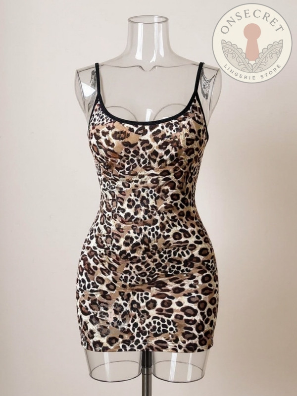 تونیک فانتزی پلنگی زنانه