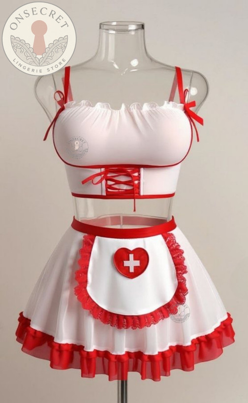 کاستوم پرستاری زنانه فانتزی