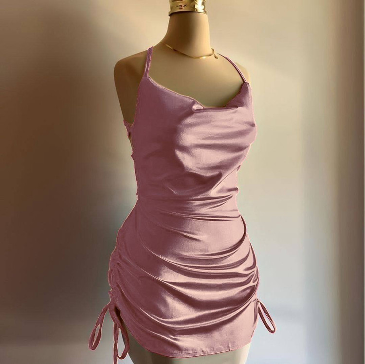 تونیک فانتزی ساتن زنانه