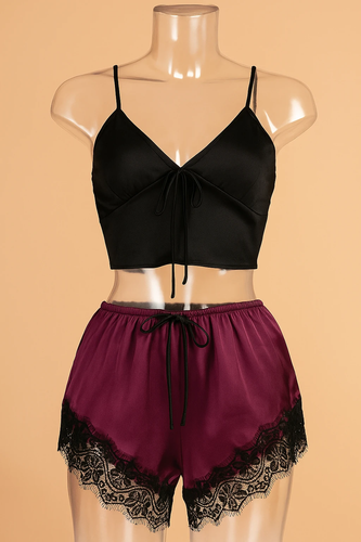 تاپ شورت زنانه ساتن