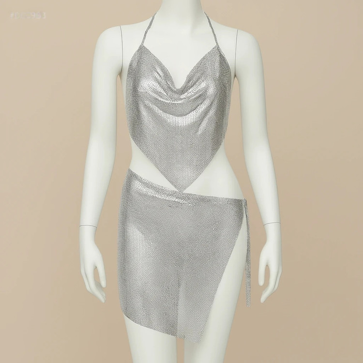 ست تاپ دامن دیسکویی فانتزی زنانه