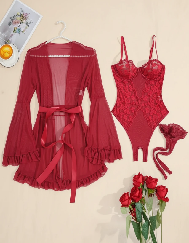 ست لباس خواب زنانه فانتزی