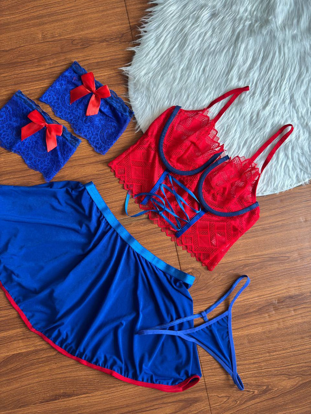 ست لباس زیر زنانه فانتزی