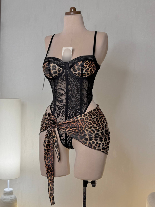 ست بادی و دامن لونگی فانتزی