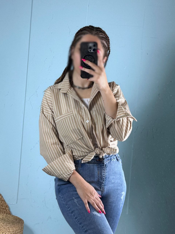 شومیز راه راه زنانه