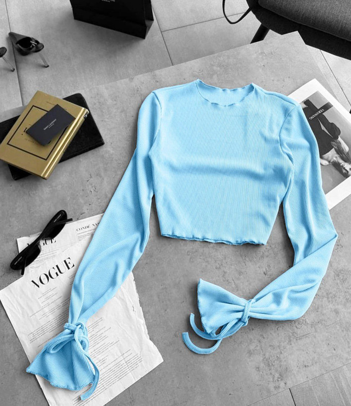 کراپ آستین بلند زنانه