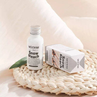 کرم سفیدکننده دائمی بدن برای خانم ها و آقایان موویام مدل Snow Bleach حجم 30 میلیلیتر